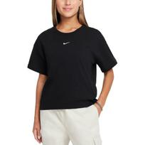 Nike Sportswear Essentials T Shirt Black FZ5559-010 S juoda