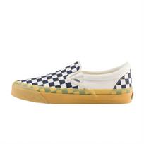 Vans LX Classic Slip On 98 Abrasion Resistant Low Top Canvas Shoes Unisex Blue White Sneakers VN000E96GR1 37 white