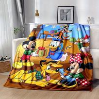 1 vnt., Jaukus namų dekoras: Disney sofos pledas, puikiai tinka miegamajam, svetainei, kelionėms, stovyklavimui 80x120cm gray