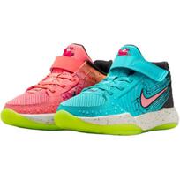 Kool Aid x Nike Ja 2 Slip Resistant Abrasion Resistant Low top Children's Basketball Shoes Red Blue IF3949-800 28 blue