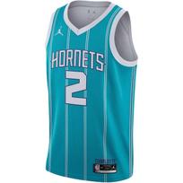 Air Jordan NBA Lamelo Ball Hornets Icon Edition 2022/23 Swingman Jersey #2 Men's CN8016-453 L blue
