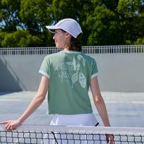 Nike Heritage AS W NK SS HRTG RCQT RNGR Tennis Top Women's XS gray