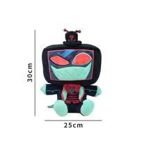 Cute Hazbin Vox Plush Toys Christmas Game Hazbin Evil Boss Stuffed Doll Birthday Holiday Gifts Toys For Room Decoration black