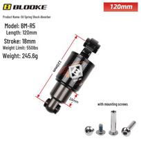 Mountain Soft-tail Folding Scooter Rear Shock Oil Spring Absorber black