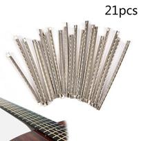 21 vnt./rinkinys Cupronickelio skirsniai bosinei akustinei gitarai 2,9 mm 2.9 mm sidabras