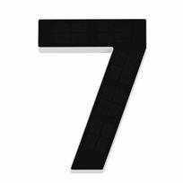 11 colių saulės apšviesti namų numeriai Šviečiantys LED adreso numerių ženklai Lauko 4