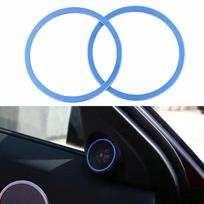 Aluminum Alloy Material Audio Speaker Trim Door Speaker Cover Range Evoque Trim mėlyna