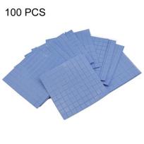 GPU VGA IC 100Pcs 10x10x0.5mm Heatsink Silicone Thermal Conductive Pad