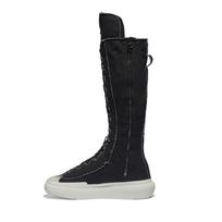 Y-3 Nizza Drobė Užtrauktukas Punk Patogūs Aukštakulniai Batai Unisex Batai Juodi IF7789 38.5 black