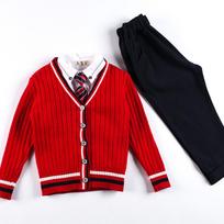 British Style School Uniform Set for Children – Spring 2022 120cm red