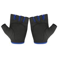 Unisex lauko pirštinės svorių kilnojimui, puspirštės, neslystančios, pralaidžios orui, treniruočių, fitneso pirštinės(MėlynaJuoda M) black