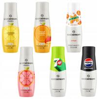 Sodastream Pepsi Max sirupas, 7Up Free, Mirinda Zero, Mangų, Greipfrutų, Citrinų
