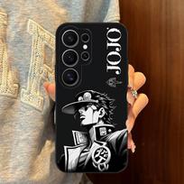 Anime J-JoJo Classic B-Bizarre A-Adventure Phone Case For Samsung S 24 Fe 25 Ultra Plus 20 Lite 30 22 23 24 22 Ultra 5G Fundas Samsung S20 Plus 5G black