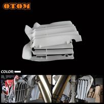 OTOM Motorcycle Radiator Louvres Plastic Guards Motocross Engine Oil Cooling Water Tank Wind Deflector For HONDA CRF250R CRF450R Radiator Louvers gray