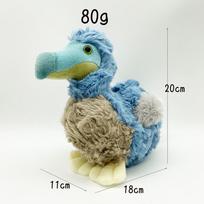 TreasuringU Nauji Dodo pliušiniai žaislai Mielas gyvūnas Paukščiai Kimštas lėlė Dodo pliušinis žaislas Vaikų lėlė Gimtadienio dovanos gray
