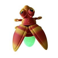3D Spausdintos Šviečiančios Firefly Figūrėlės Šaldytuvo Durų Magnetukai Firefly Dekoratyviniai Magnetukai Stalo Puošmena Dekoratyvinė Skulptūra as the picture brown