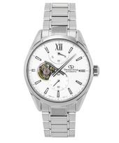 Orient Star Contemporary M34 F7 Stainless Steel Semi Skeleton White Dial Automatic RE-BY0011S Men's Watch balta