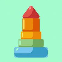 Tapyba Pagal Skaičius: „Žaislinės kaladėlės“ 20x20 cm