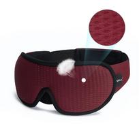 3D Miego kaukė, blokuojanti šviesą, miego kaukė akims, minkšta miego pagalba, akių kaukė kelionėms, naktinė akių danga, kvėpuojanti, slaapmasker raudona