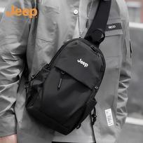 JEEP Men's Lightweight Crossbody Chest Bag gray