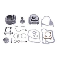 61MM 170-180CC Didelio skersmens stūmoklio ir cilindro komplektas GY6 125cc 150cc motoroleriui, keturračiams ir ATV tamsiai pilka spalva