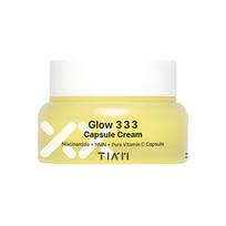 TIAM Glow 333 Capsule Cream 50ml with Niacinamide 2% and NMN for Advanced Skin Brightening and Anti Aging Treatment beige
