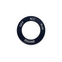 For Dodge Challenger Charger Ram Durango Car Engine Start Stop Button Cover Switch Ignition Ring Decor Car Sticker Accessories black