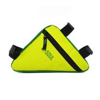 B-soul Frame Bike Bag With Spacious Design For Top Tube Attachment** YellowGreen yellow