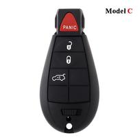 3/4/5/6/7 Buttons Car Remote Key Gq4-53T 56046955 Fit For Jeep,Chrysler,Dodge Ram- 1500 2500 3500 4500 5500 Key Shell Case black