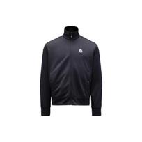 Moncler Pavasaris/Vasara 22 Vienspalvė Striukė-Megztinis su Stovu, Užtrauktuku ir Kniedėmis, Ilgomis Rankovėmis Vyriška Striukė Juoda H20918G00003899A1999 M black