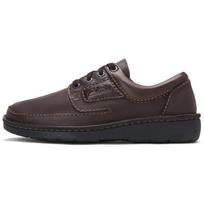 Clarks Leather Round Toe Lace-Up Thick Sole Sports Casual Shoes Men sneakers Brown 261420387 40 gray