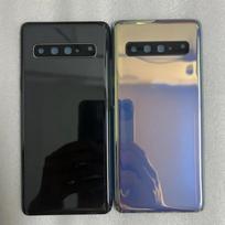 For Samsung Galaxy S10 5G SM-G977B G977F Battery Back Cover Rear  3D Glass Panel Housing Case dhesive Camera Lens Replace auksinė