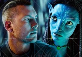 Avatar Na'vi Character Backdrop Pandora Fantasy World Kids Birthday Party Decor Baby Shower Background Banner Supplies 47.2x31.5inch/120*80cm blue