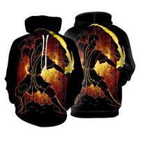 Avatar The Last Airbender Cosplay Costume Pullover Sweatshirt Hoodie for Men Hooded Casual Outfits Suit XS brown