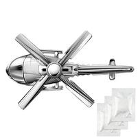 Car Air Freshener Airplane Vent Aromatherapy Mini Helicopter Diffuser Creative Rotating Perfume Car Interior Decorations N1M8 gray