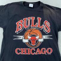 Vintage Chicago Bulls Shirt M/L Black NBA Basketball Logo 7 1991 Tee 90s XL black