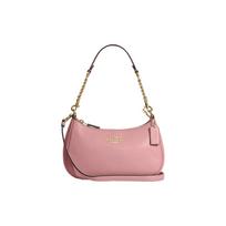 Coach Teri 25 Užsegimas užtrauktuku Odinė Didelė rankinė Per petį Pečių krepšys Moteriški krepšiai Rožinė CA209-IMOUS Basic Set (Bag+Dust Bag) beige