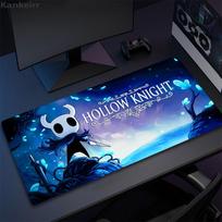 Mouse Pads Hollow Knight Table Mats Computer Mousepad Company Big Desk Pad 80x30 XXL Large Gamer Mousepads Anime Mause Mat Rugs 30cmx60cm(11.8x23.6inch) blue