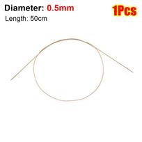 1 vnt. litavimo strypas Sidabrinis suvirinimo strypas Lengvai lituojantis lituoklio įrankis Juvelyrikos gamybai, remontui 1Pcs 50cm 0.7mm white
