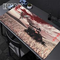 Ghost of Tsushima Mouse Pad XXL Mouse Pad Desk Decor Mat Large Gaming Mouse Pads for Desk Computer Keyboard Laptop Deskmat 90x40 30cmx60cm(11.8x23.6inch) gray