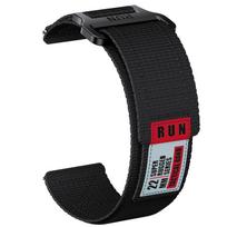 Nylon 22mm Watch Strap For Garmin Forerunner 570 47mm Forerunner 265 255 Venu 4 45mm Venu 3 2 For Samsung Gear S3 Galaxy Watch3 22mm black