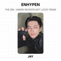 ENHYPEN THE SIN : VANISH MUSICPLANT LUCKY DRAW Official Photocard JAY gray