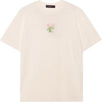 LOUIS VUITTON By Tyler The Creator Short Sleeved Cotton Knitted Crewneck 1AFRDI XL smėlis