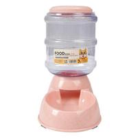 Automatic Pet Dog Cat Food Water Dispenser Bottle Bowl Pet Feeder Alimentador de mascotas 3.8L&31.5*17.5*32cm white