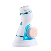 Waterproof Electric Facial Cleansing Brush - Blackhead Remover & Pore Cleaner white