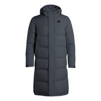 Adidas ilgas pūkinis striukė su gobtuvu Šilta atspari vandeniui Unisex viršutinis drabužis KF6742 XS gray