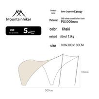 Mountain Dome Bedroom Tent: Large-Capacity Outdoor Camping Extension with Sunshade Canopy black