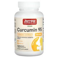 Jarrow Formulas, Kurkuminas 95, Ciberžolės ekstraktas, 500 mg, 120 daržovių kapsulių