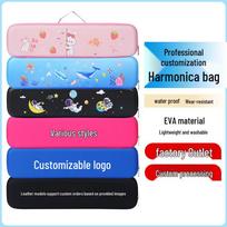 37 klavišų studento armonikos dėklas: Apsauginis kelioninis dėklas ir aksesuarų laikymas 32-key Black Canvas Soft Bag with Cotton, Washable pink