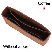 Soft Pouch Travel Bag Insert Handbag Insert Bag Purse Liner Felt Insert Bag Inner Bag Without Zipper black